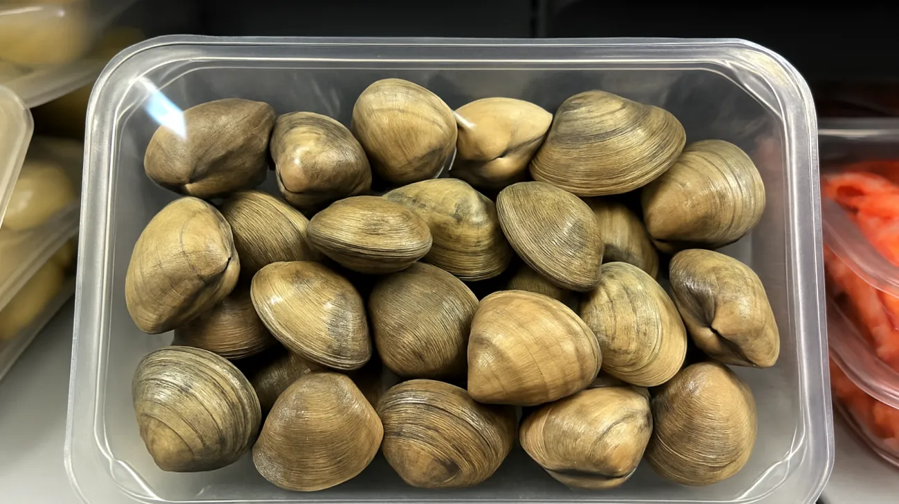 Verpackte Venusmuscheln"